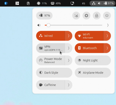  El panel en Ubuntu 24.04